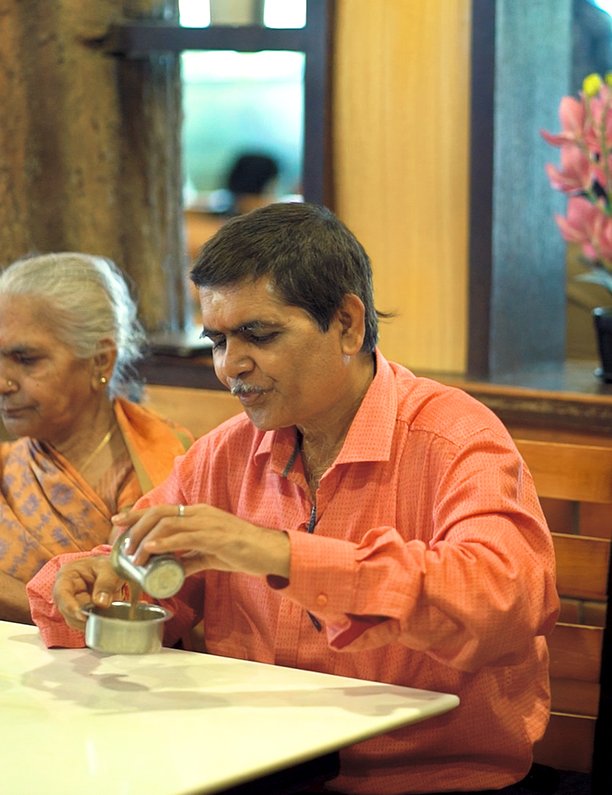 Customers dining